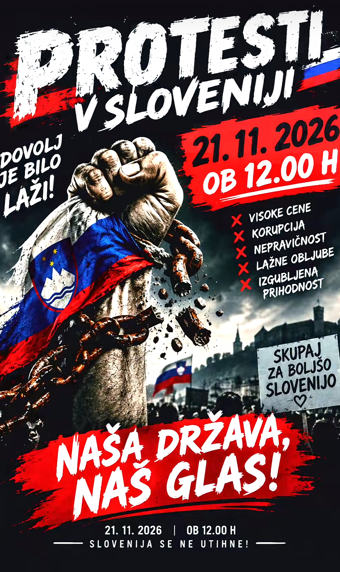 Plakat, ustvarjane z umetno inteligenco, ki ga je objavil uporabnik @budalo10