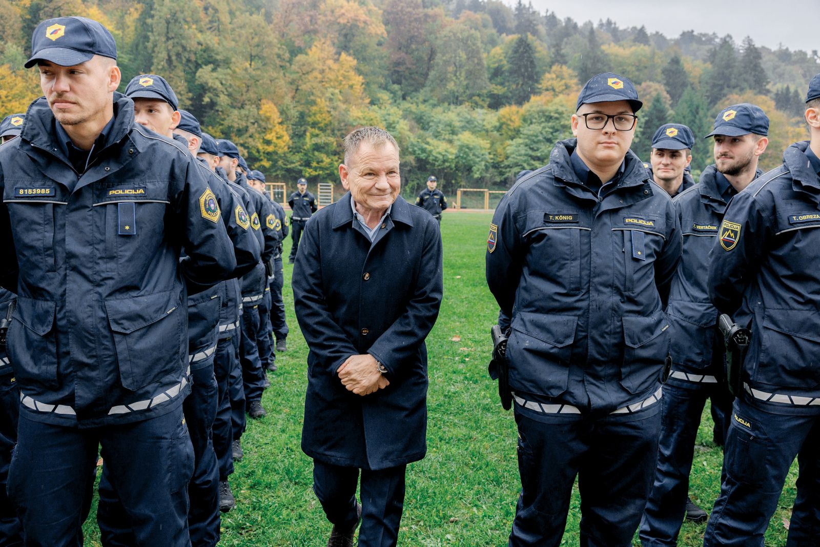 Minister Franci Matoz na zaprisegi policistov | Luka Dakskobler