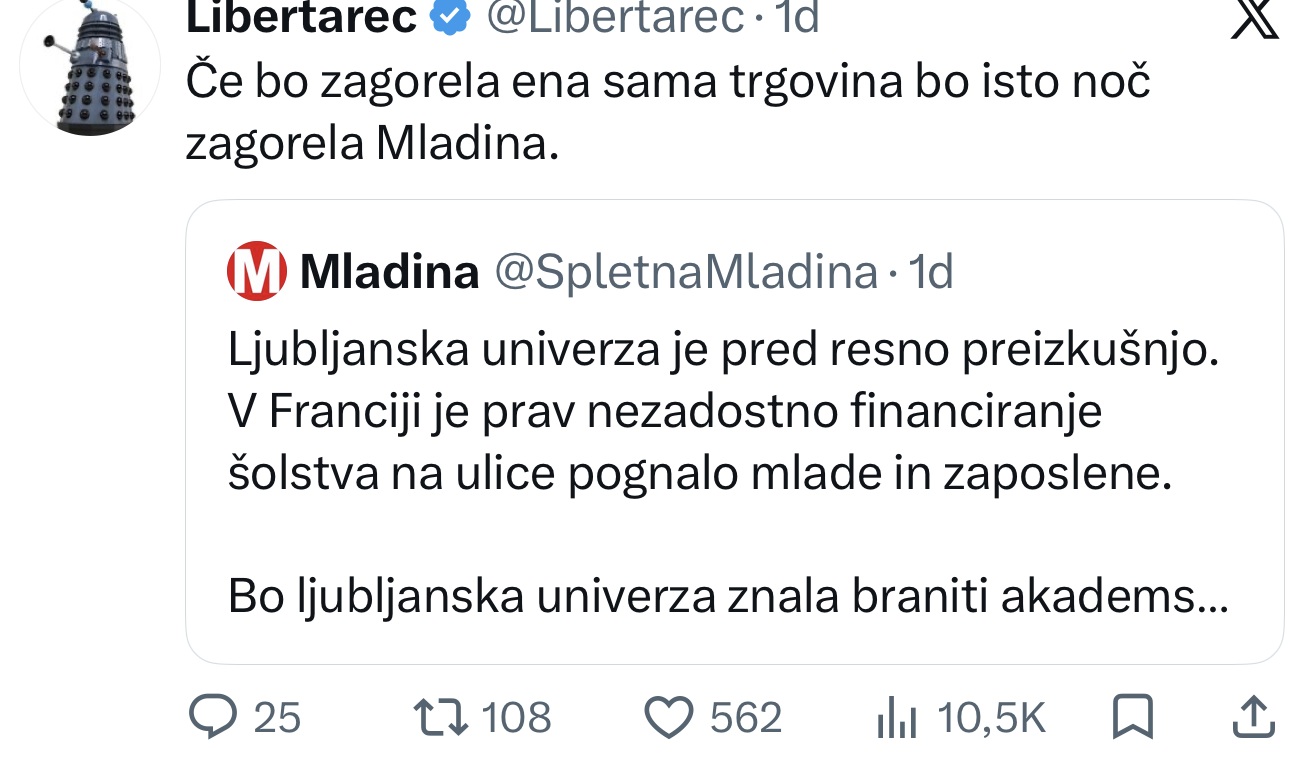 Objava Libertarca oziroma Tomaža Štiha