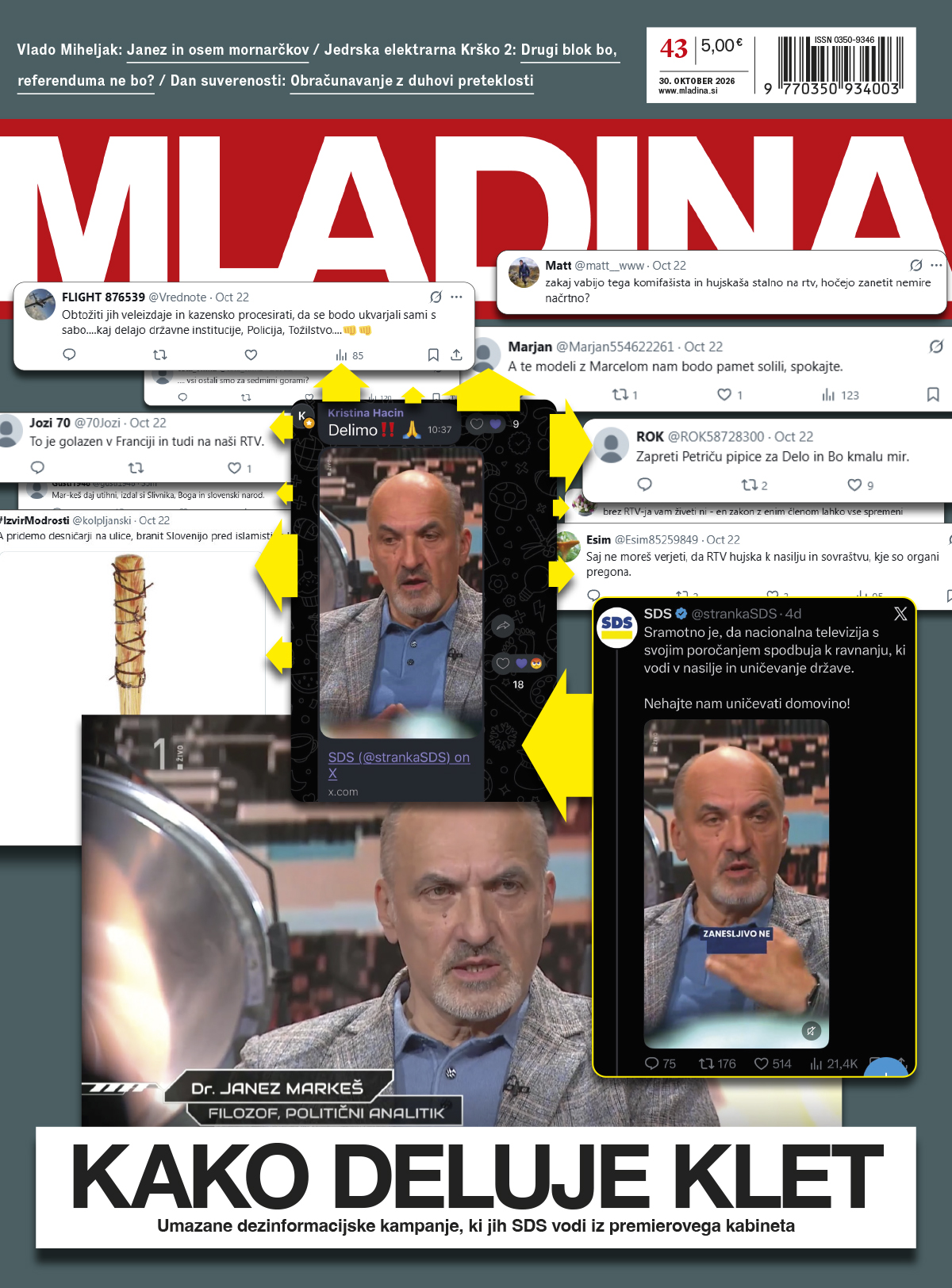 MLADINA 43 2026: KAKO DELUJE KLET