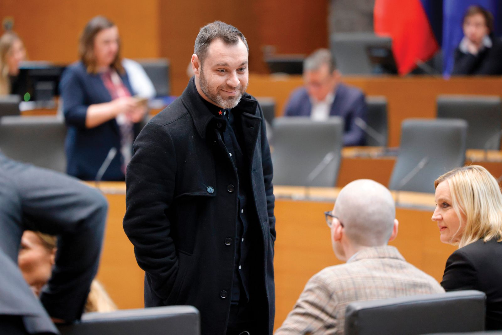 Trio odpadnikov: Miha Kordiš, Matej Vatovec in Mojca Šetinc Pašek | Luka Dakskobler