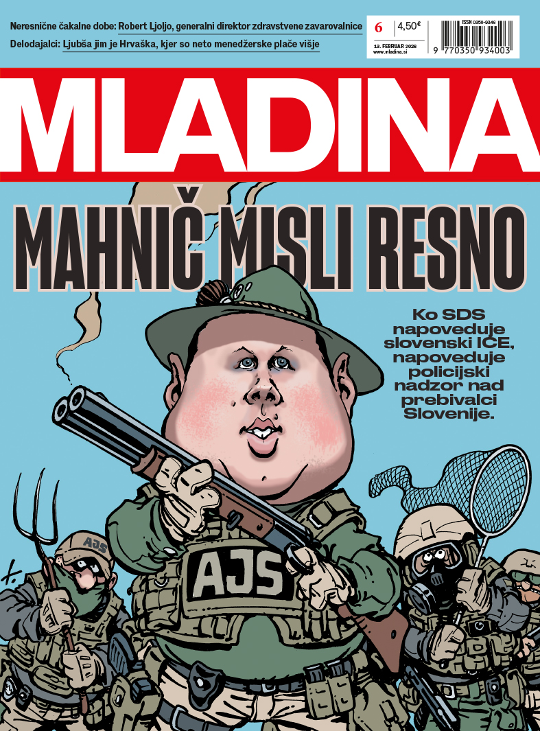 MLADINA 06 2026: MAHNIČ MISLI RESNO