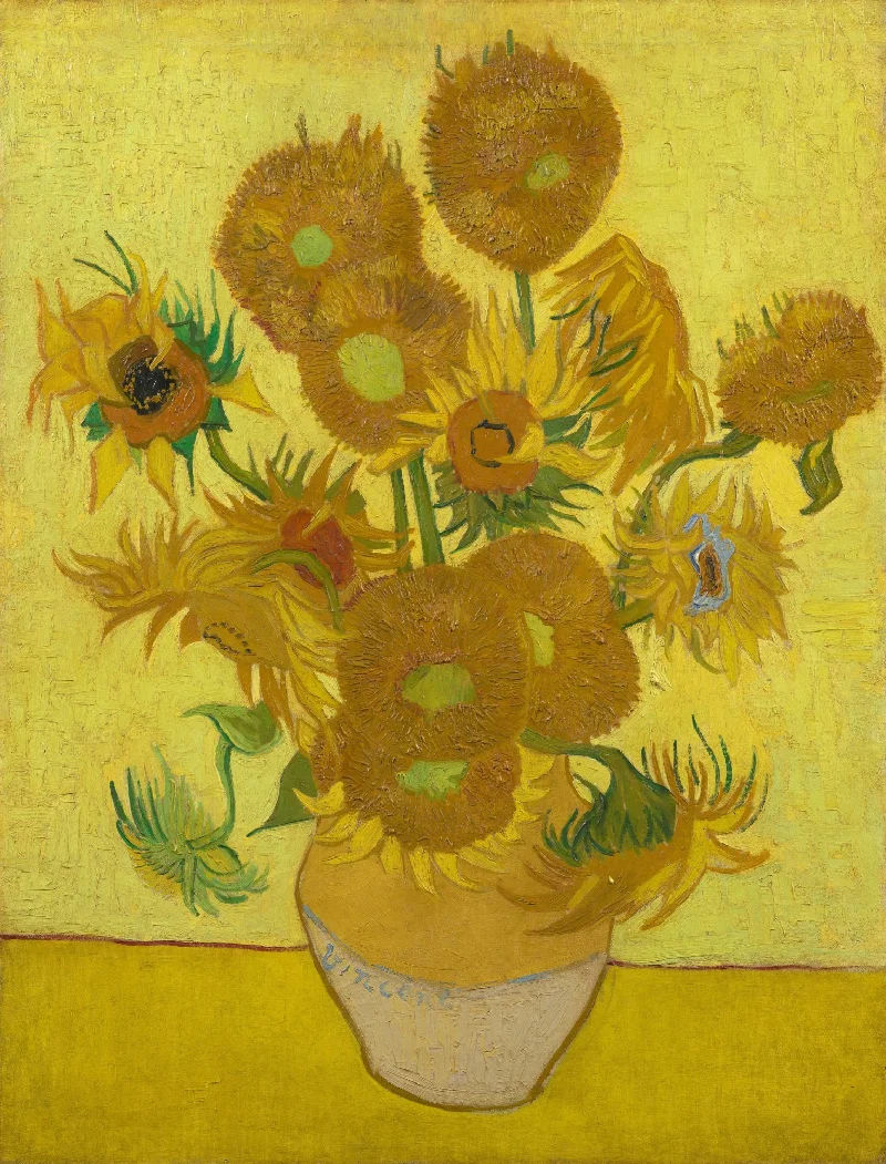 Vincent van Gogh: Sončnice,1889