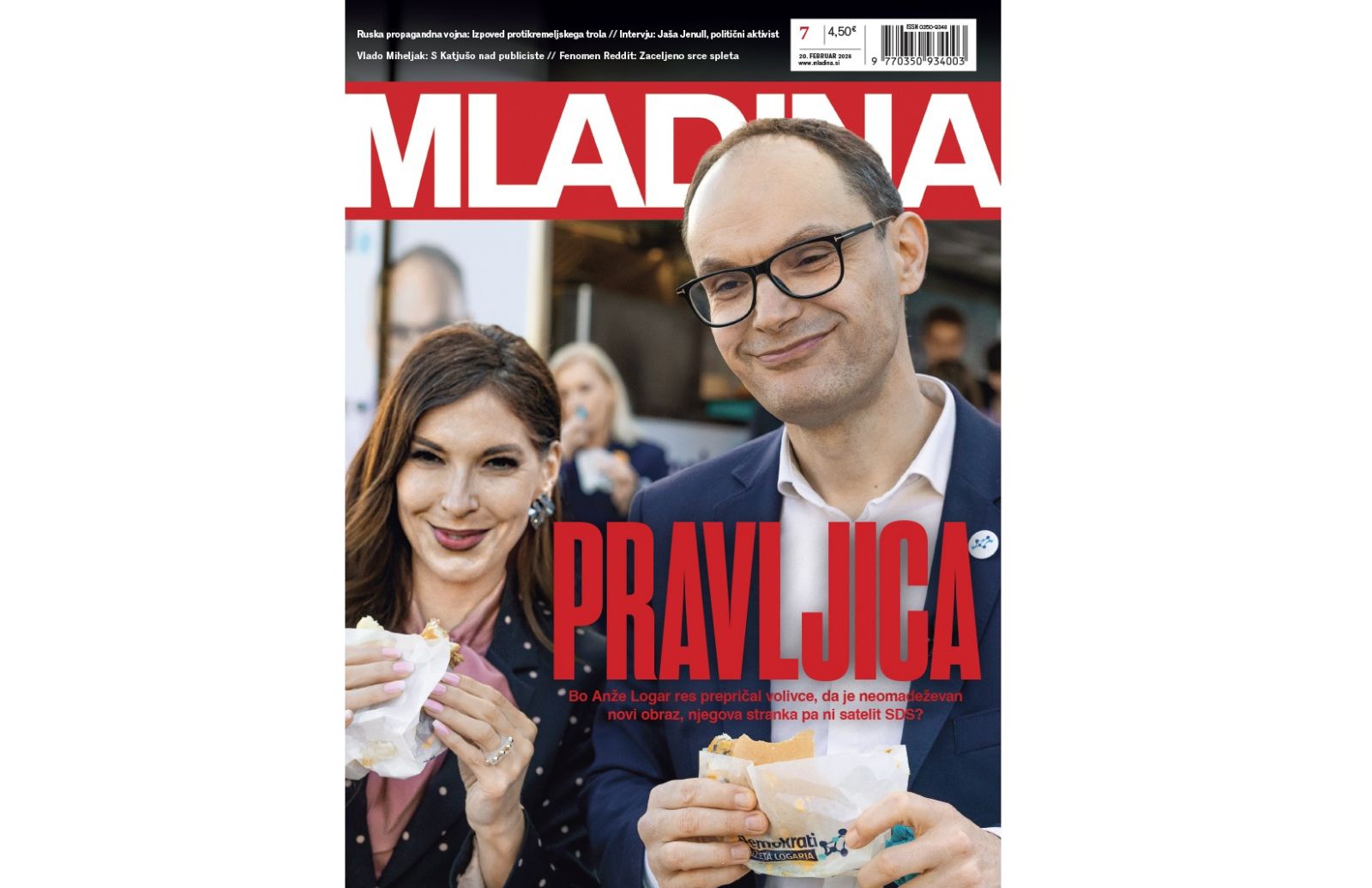 Naslovnica nove Mladine / PRAVLJICA