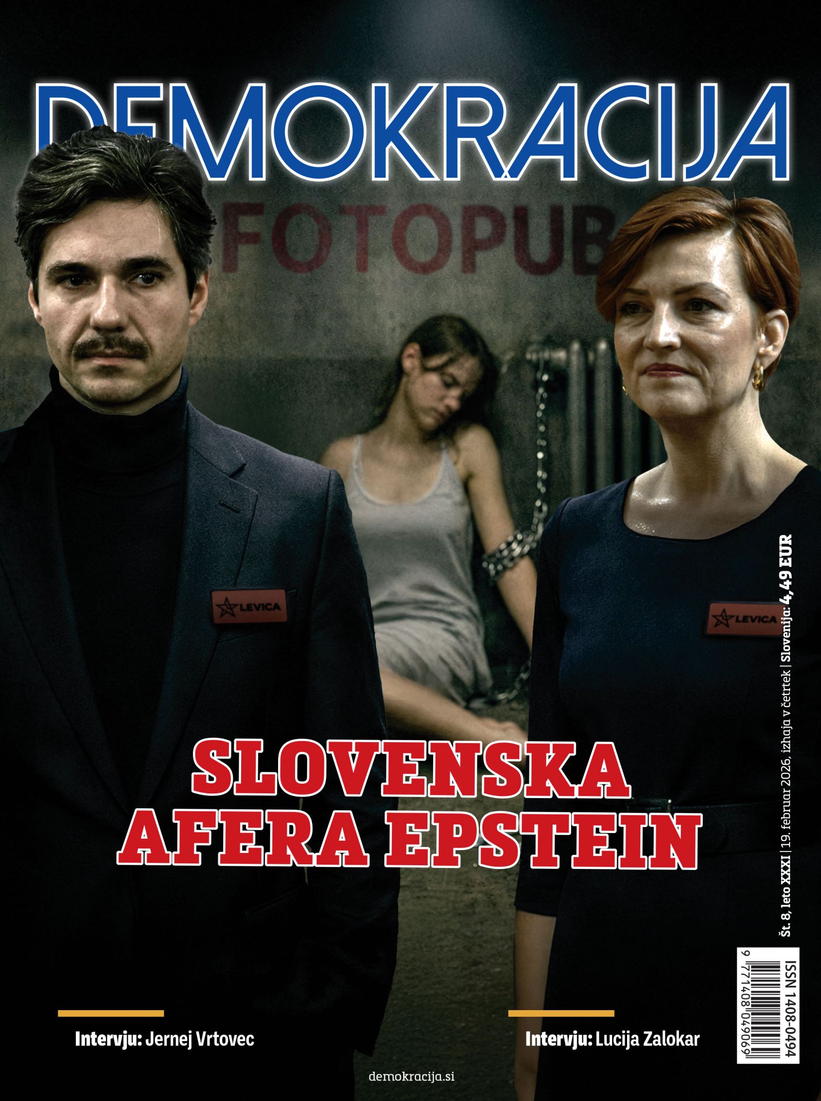Sporna naslovnica revije Demokracija