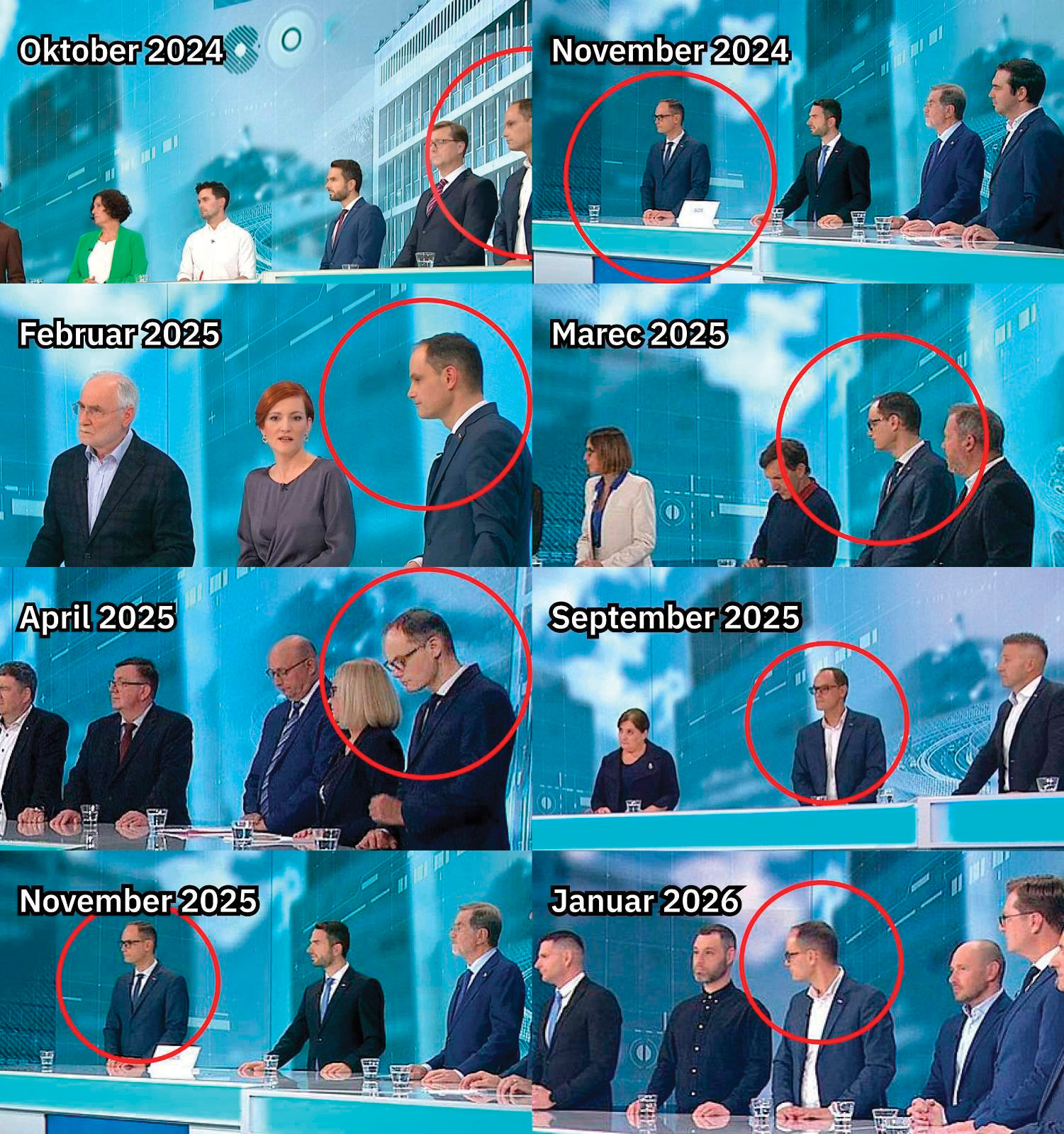 Vsa Logarjeva gostovanja v Tarči od ustanovitve stranke demokrati