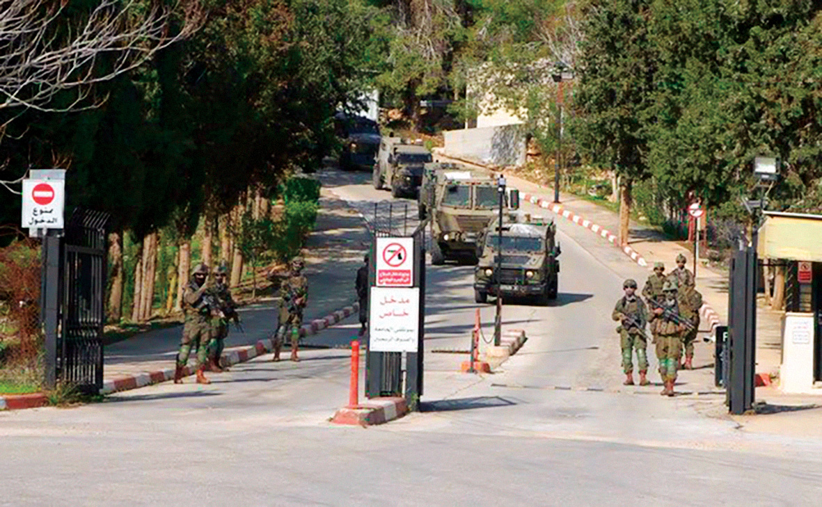 Januarski vdor izraelskih sil na območje univerze Birzeit na Zahodnem bregu