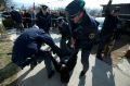 Člani gibanja 15o so skušali preprečiti deložacijo hiše Vaskrsićevih. Ob tem je policija prisilno odstranila okoli 20 članov gibanja.