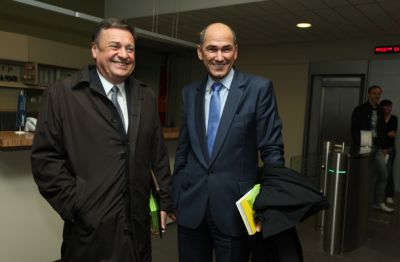 Zoran Janković in Janez Janša