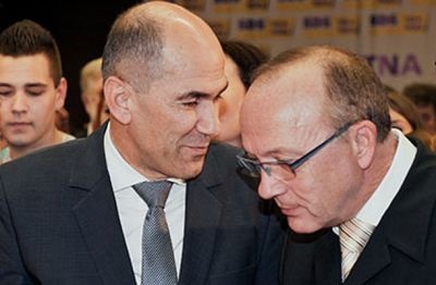 Janez Janša in Vinko Gorenak