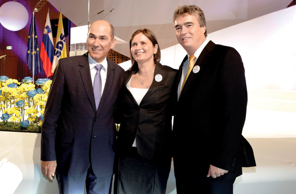 Janez Janša, Andreja Valič Zver in Milan Zver pred državnozborskimi volitvami