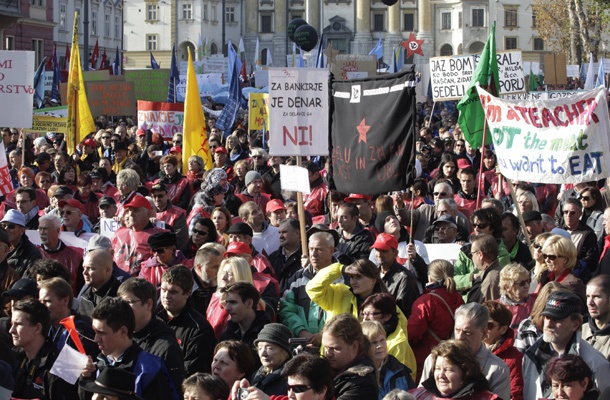 Demonstracije, Ljubljana, 17. 11.