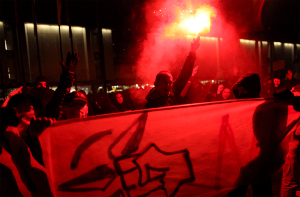  Protesti v Ljubljani, 30.11.2012