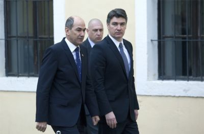 Janša in Milanović v Mokricah
