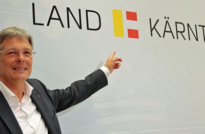 Novi logotip je predstavil sedanji koroški deželni glavar Peter Kaiser.