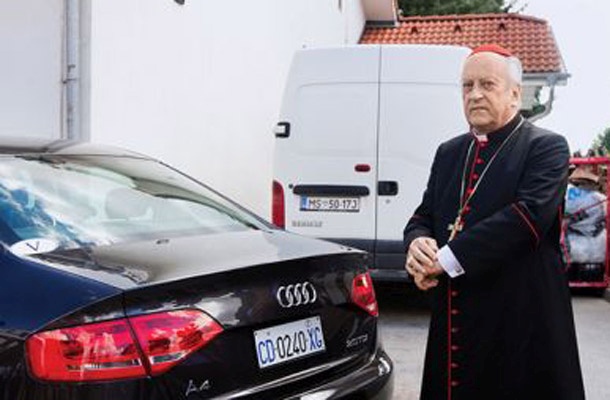 Kardinal Rode ob materialnih vrednotah v praksi in z moralnimi vednotami v pridigi.