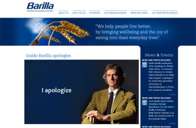 Spletna stran Barille