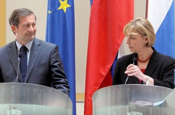 Karl Erjavec in Vesna Pusić