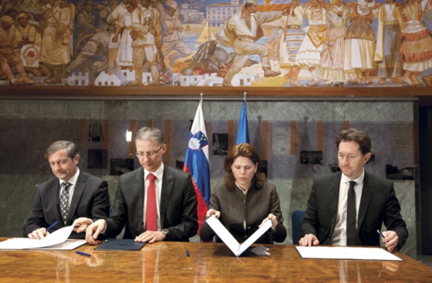 Podpis koalicijske pogodbe marca letos