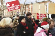 »Prihodnost je demokratični socializem!«