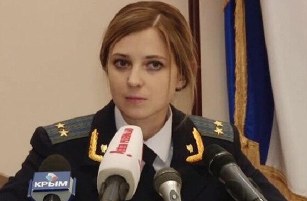 Javna tožilka Natalija Poklonskaja, ki je na Krimu prevzela posle.