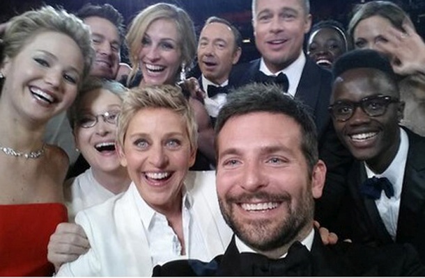 Superstar selfie.