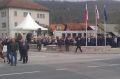 Grahovo, pol ure do otvoritve spornega domobranskega spomenika