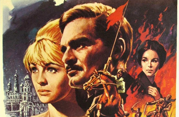 Plakat za film Davida Leana iz leta 1956 z Omarjem Sharifom v naslovni vlogi doktorja Živaga.
