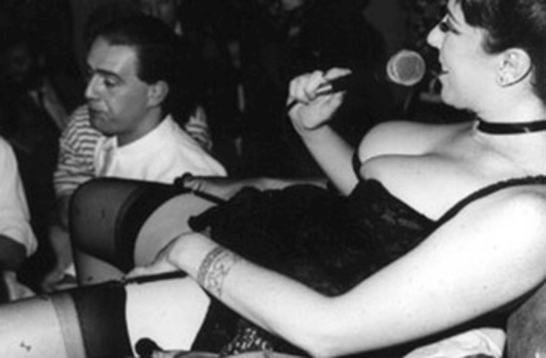 Kader iz filma Iniciacije (1987) režiserke Annie Sprinkle, ki bo na ogled v okviru letošnjega Subversive Festivala.