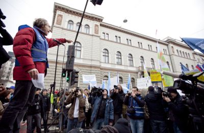 Protestni shodi javnega sektorja leta 2013