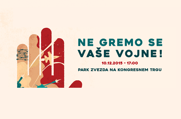 Ne gremo se vaše vojne!