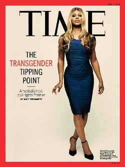 Laverne Cox kot prva transseksualka na naslovnici revije Time. 