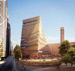 Nova stavba londonskega muzeja sodobnih umetnosti Tate Modern