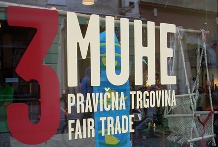3Muhe , prva pravična trgovina v Ljubljani