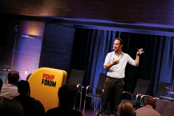 Jesper Laursen med nastopom na POMP Forumu. 