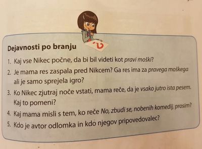 Odlomek iz berila ... 
