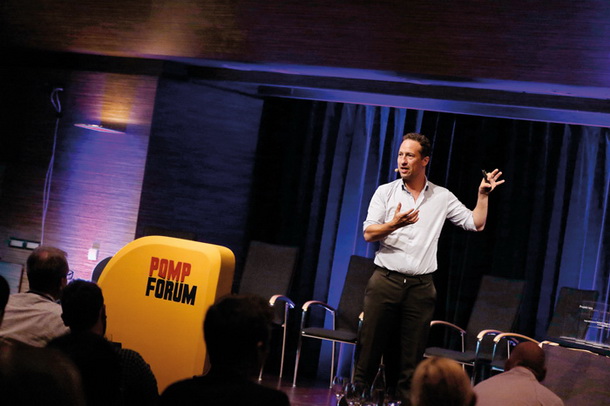 Jesper Laursen med nastopom na POMP Forumu. 