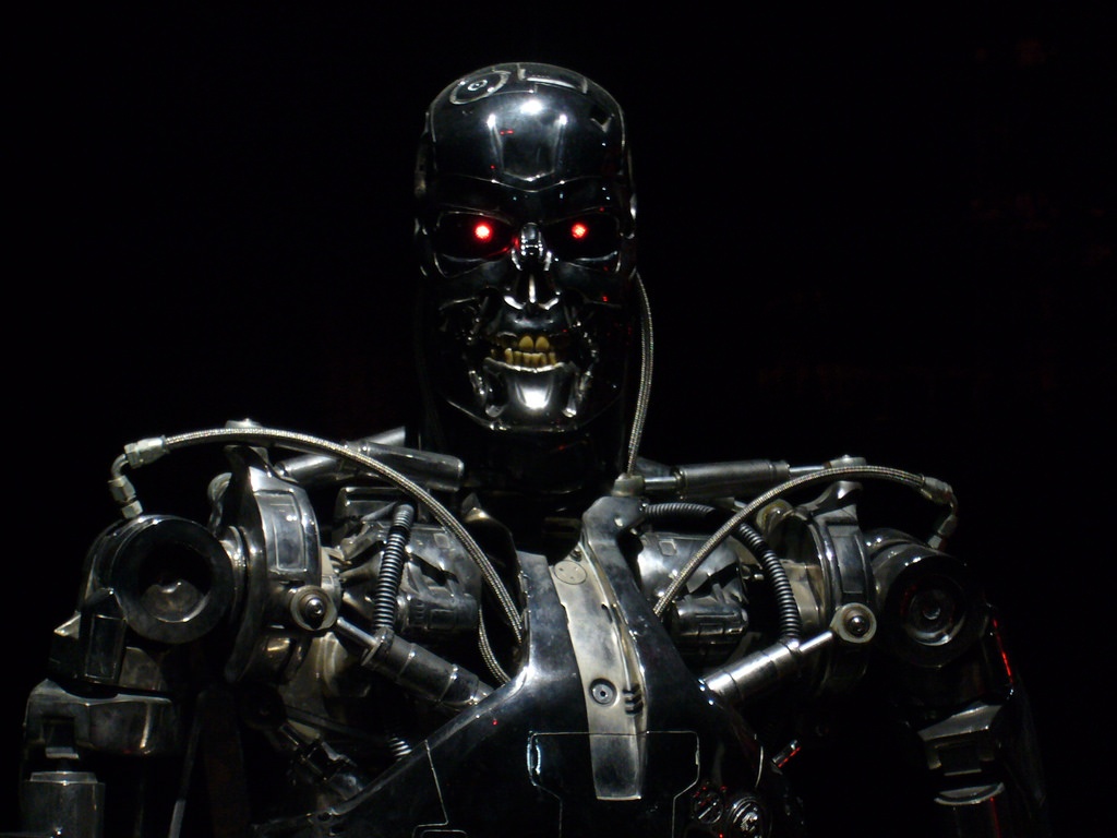 V franšizi Terminator (2001-2004) je superinteligenca Skynet postala zavedna. Sledil je vzpon robotov, ki so nadvladali planet.