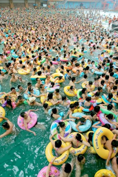 Gneča na bazenu na Kitajskem