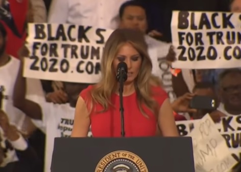 Javna molitev Melanie Trump