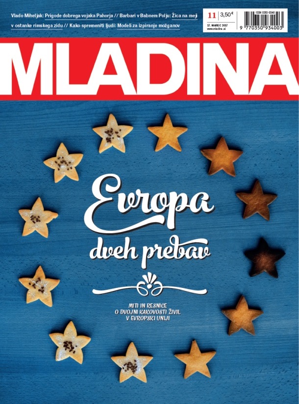 Izbrane naslovnice Mladine, ki jih je ustvaril Uroš Abram
