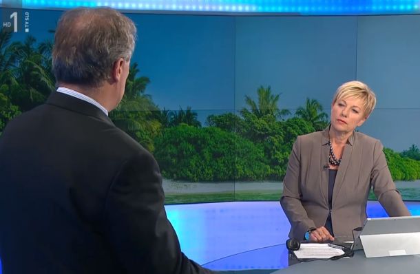 Ivan Simič in Rosvita Pesek v Odmevih