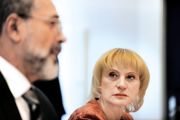 Generalni direktor RTV Slovenija Igor Kadunc in direktorica TV Slovevina Ljerka Bizilj 