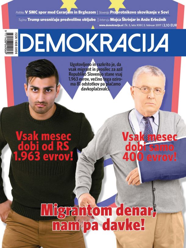 Manipulacija s fotografijama, ki si ju je privoščila revija Demokracija