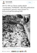 Poslanec SDS Franc Breznik je objavil fotografijo množice trupel, ki naj bi prikazovala povojne poboje v Sloveniji. Na podobi so množična grobišča umorjenih Judov, ki so jih pobili Nemci.