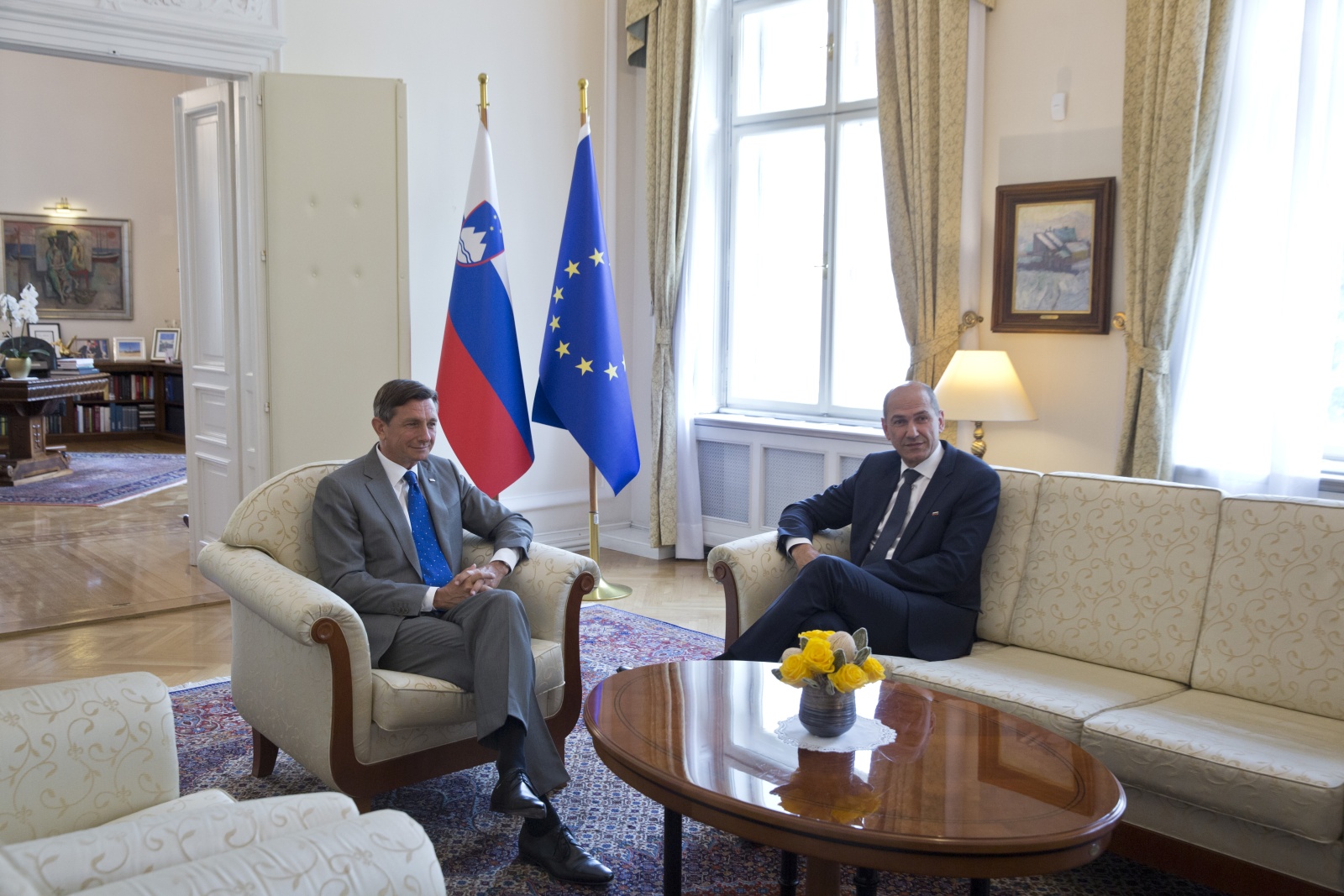 Danes v predsedniški palači