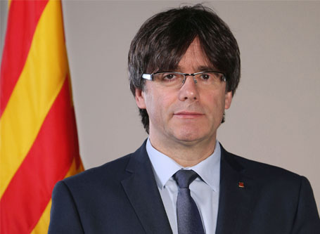 Odstavljeni katalonski premier Carles Puigdemont 