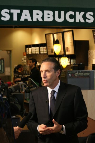 Howard Schultz, prvi mož verige Starbucks