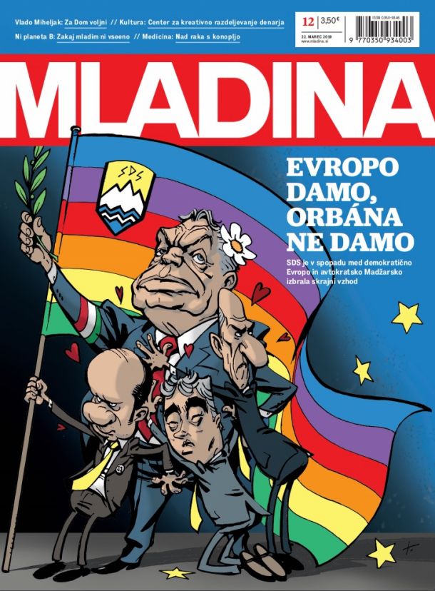 Popravljena naslovnica Mladine je prav tako zmotila madžarsko vlado