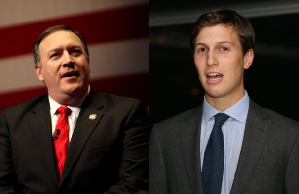 Mike Pompeo in Jared Kushner sta vstopila v skrivnostni krog svetovne elite